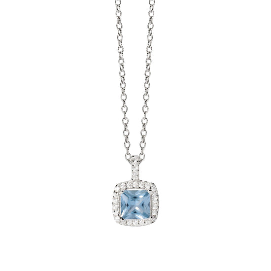 Collana Cool or Rétro? Mabina Gioielli da donna con pietra azzurra MISURA UNICA