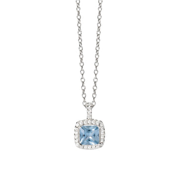 Collana Cool or Rétro? Mabina Gioielli da donna con pietra azzurra MISURA UNICA