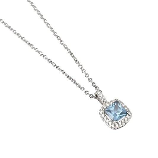 Collana Cool or Rétro? Mabina Gioielli da donna con pietra azzurra MISURA UNICA