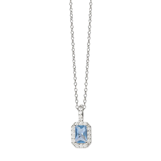Collana Cool or Rétro? Mabina Gioielli da donna con pietra azzurra MISURA UNICA