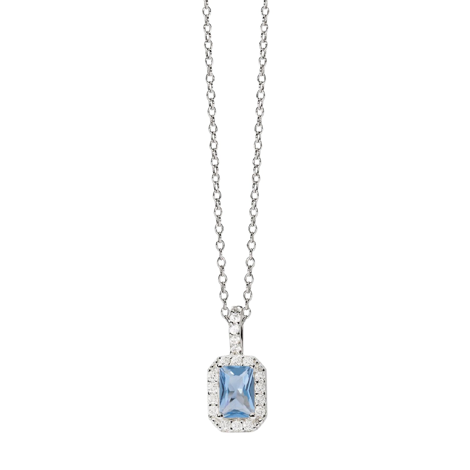 Collana Cool or Rétro? Mabina Gioielli da donna con pietra azzurra MISURA UNICA
