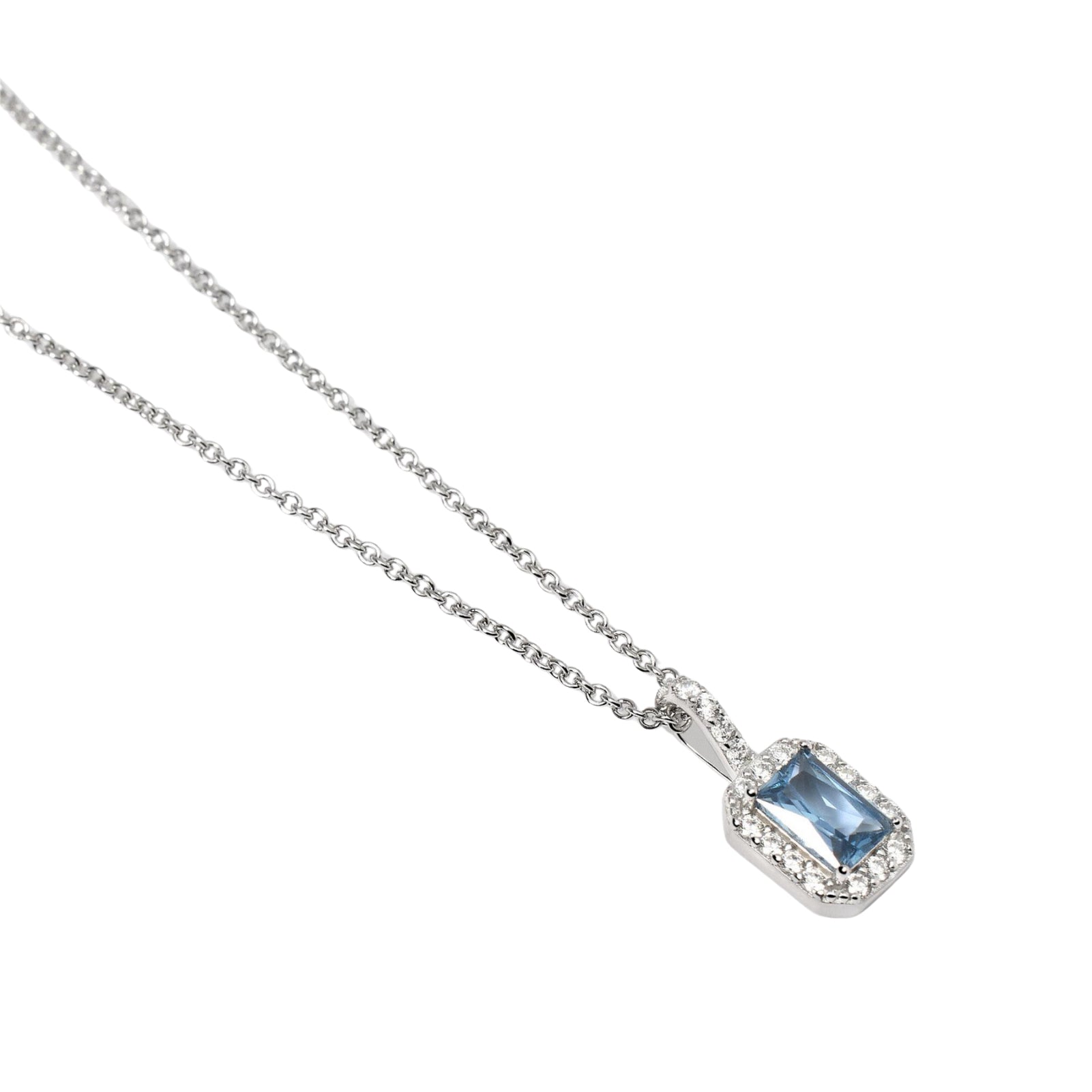 Collana Cool or Rétro? Mabina Gioielli da donna con pietra azzurra MISURA UNICA
