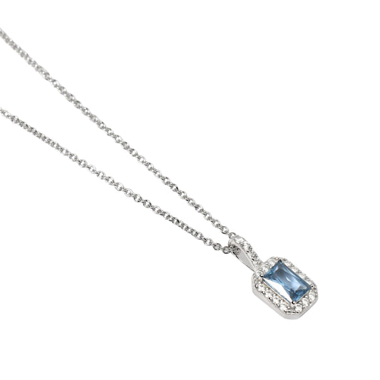 Collana Cool or Rétro? Mabina Gioielli da donna con pietra azzurra MISURA UNICA
