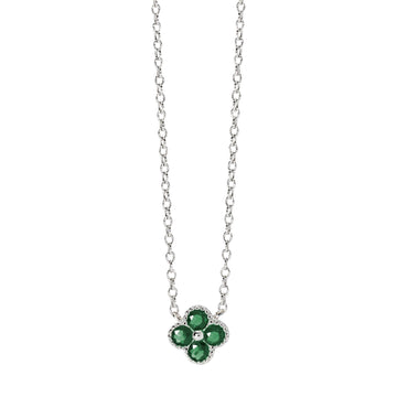 Collana Jasmine Mabina Gioielli da donna in argento e pietre verdi MISURA UNICA