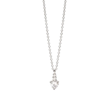 Collana girocollo Mabina con pendente in zirconi a cuore MISURA UNICA