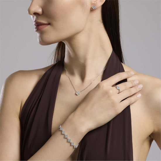 Orecchini da donna Jasmine Mabina Gioielli in argento e zirconi MISURA UNICA