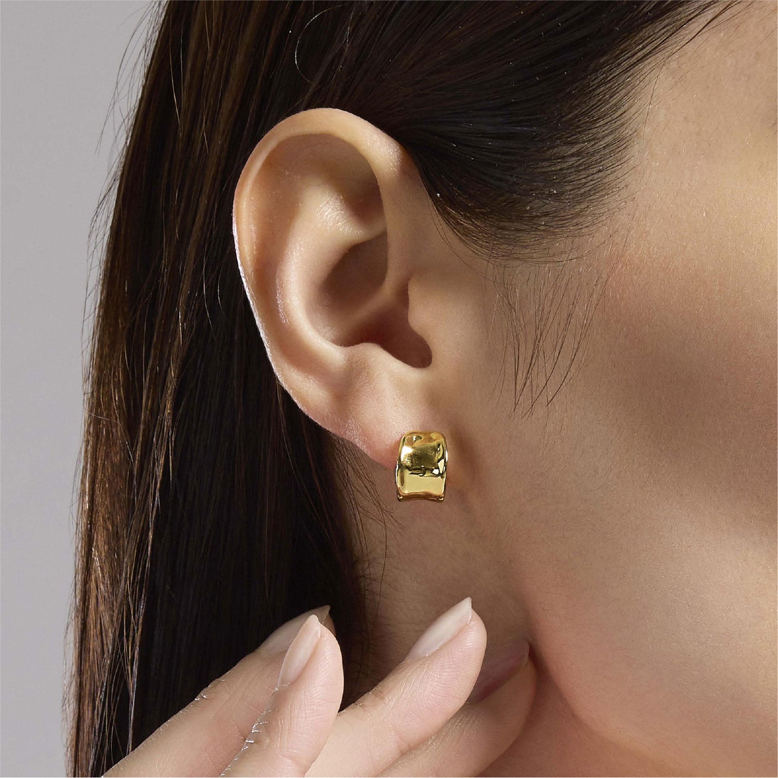 Orecchini a cerchio Amazing Mabina Gioielli in argento dorato MISURA UNICA