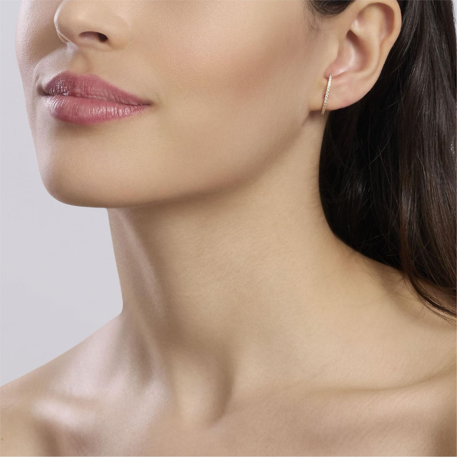 Orecchini Mabina Raggio di Sole in argento rodiato e zirconi MISURA UNICA