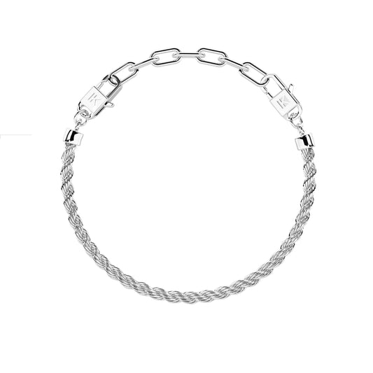 Bracciale da donna Kidult By You in acciaio con catena Regolabile 16-19 cm