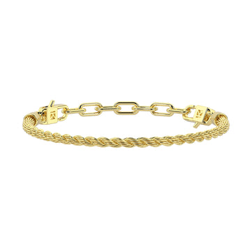 Bracciale da donna Kidult By You in acciaio oro catena Regolabile 16-19 cm