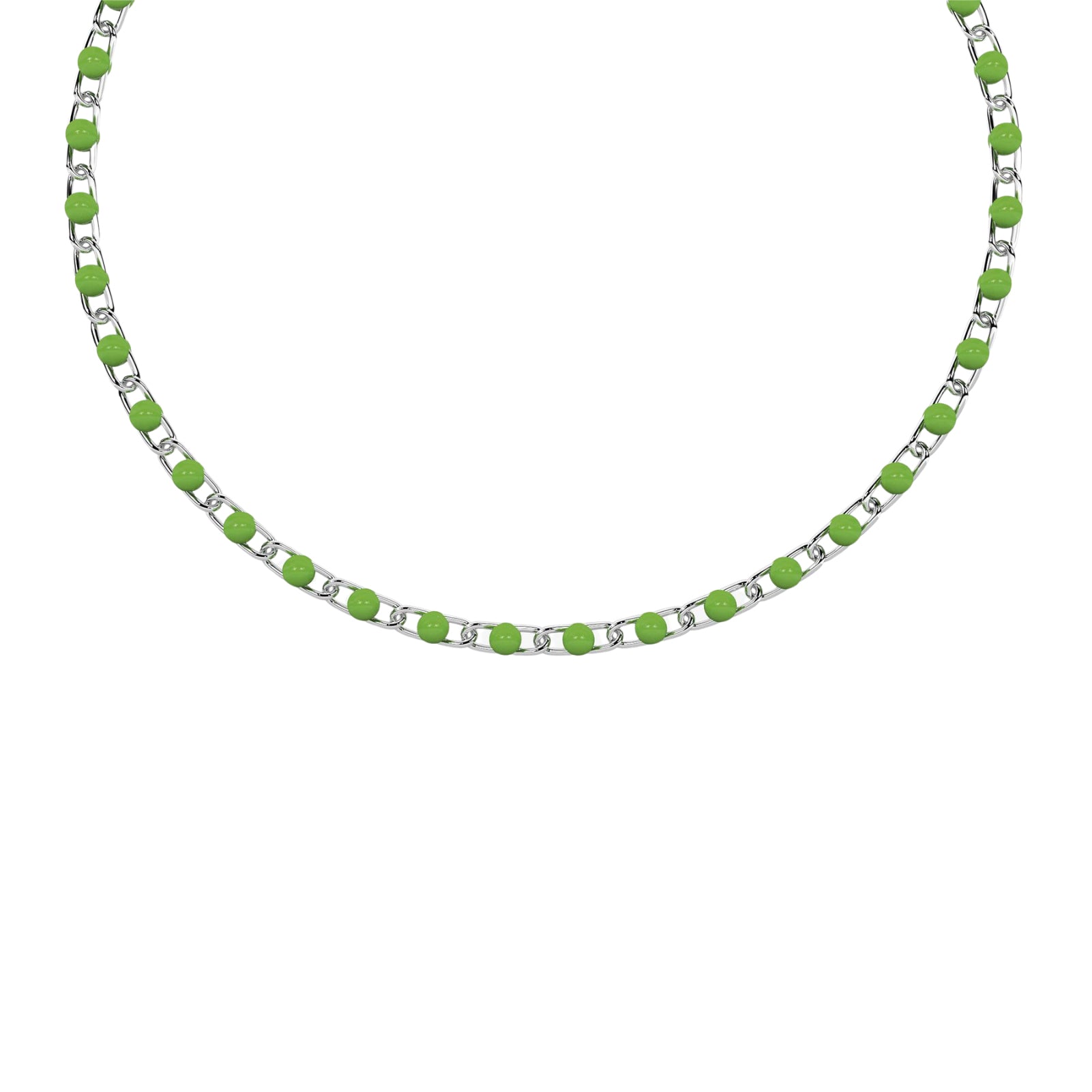 Bracciale donna Kidult By You acciaio con smalto verde Regolabile 16-19 cm