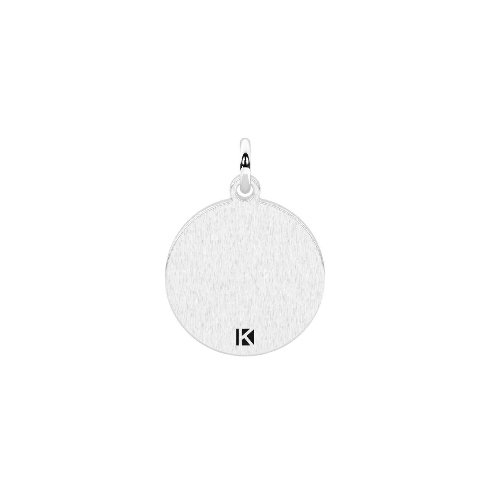 Charm tondo mamma Kidult By You acciaio con cristallo MISURA UNICA