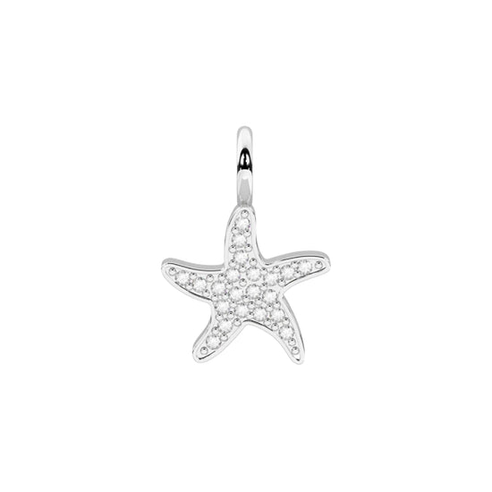 Charm stella Kidult By You in acciaio smaltato con cristalli MISURA UNICA