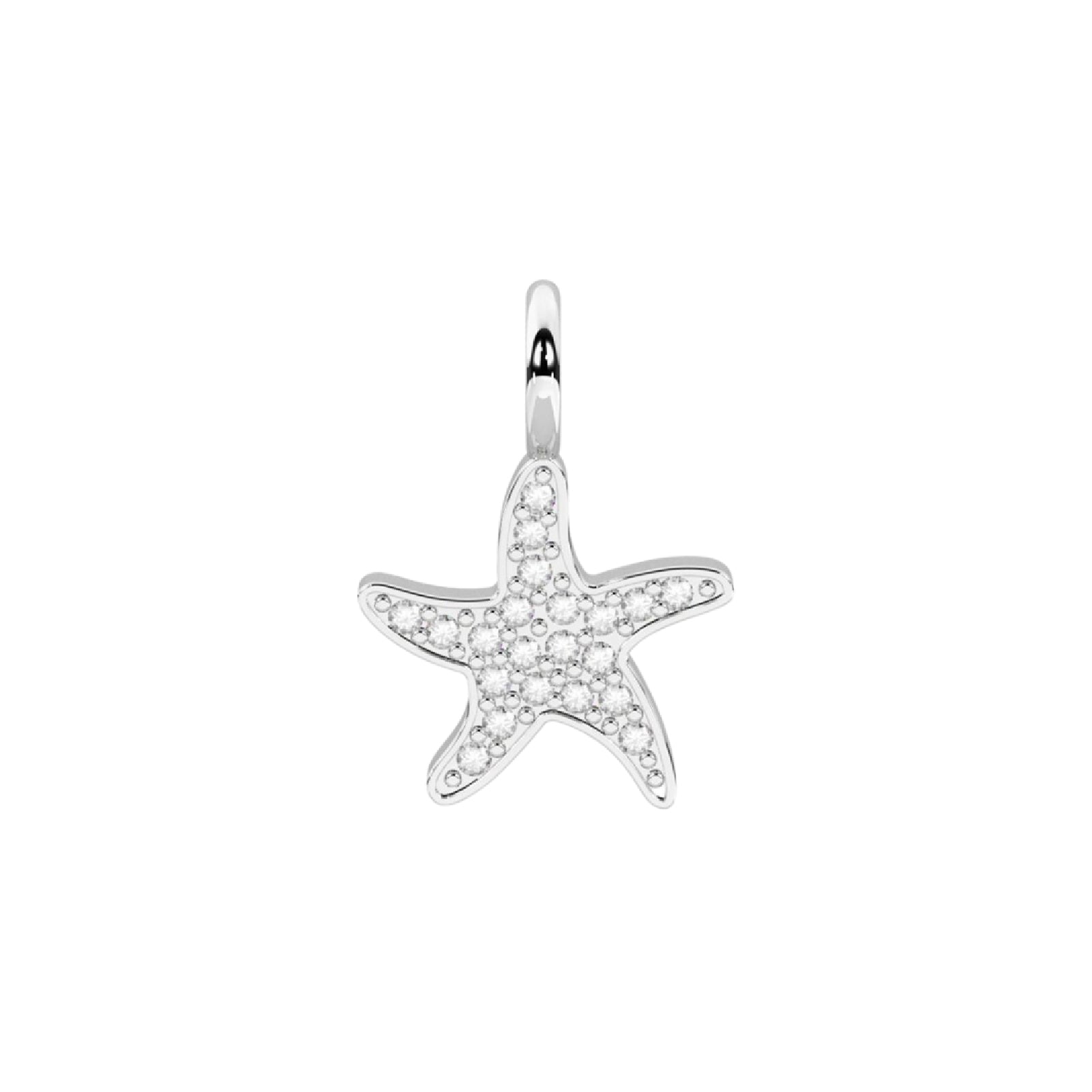 Charm stella Kidult By You in acciaio smaltato con cristalli MISURA UNICA