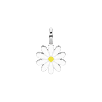 Charm fiore margherita Kidult By You in acciaio smaltato MISURA UNICA