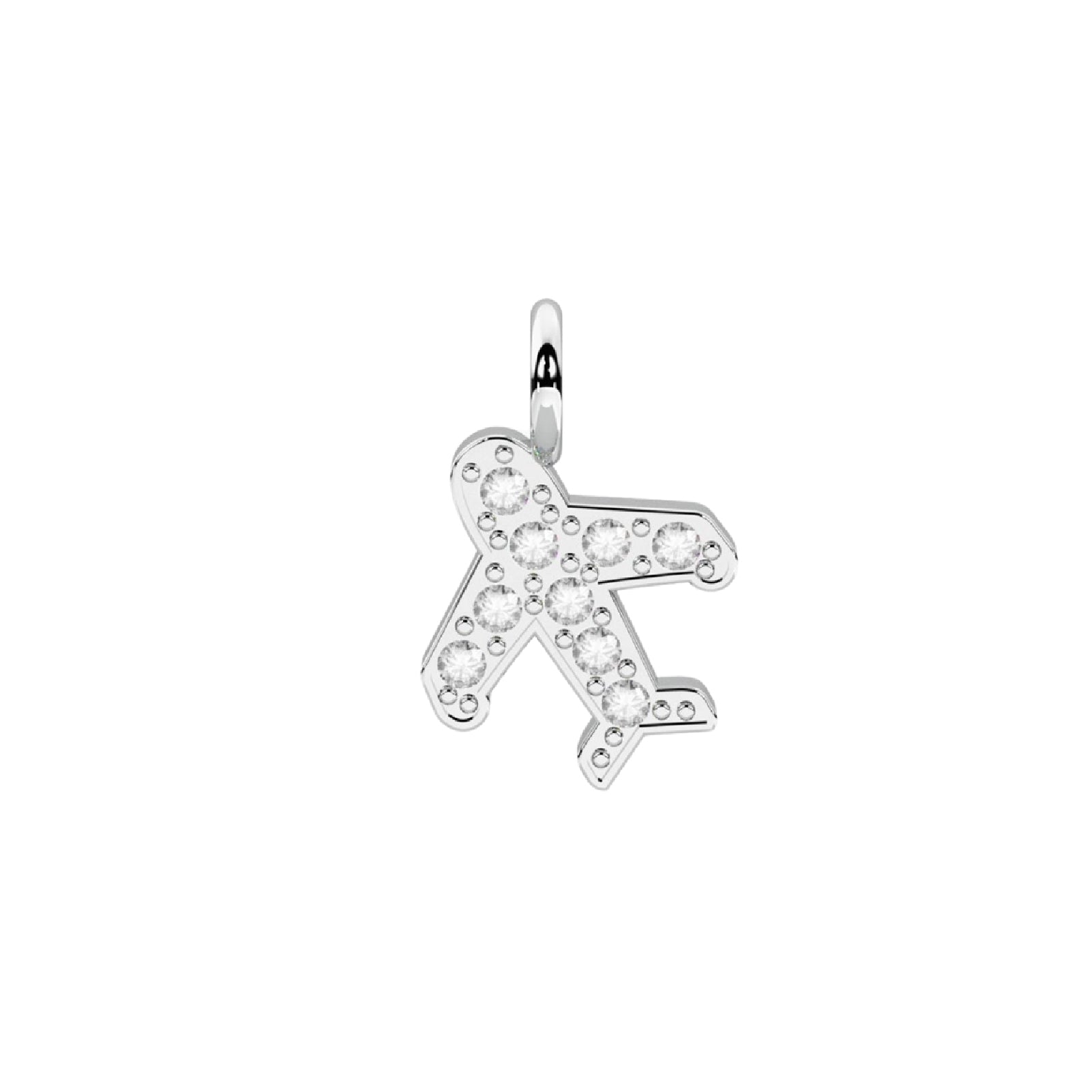 Charm mondo Kidult By You in acciaio smaltato con scritta MISURA UNICA