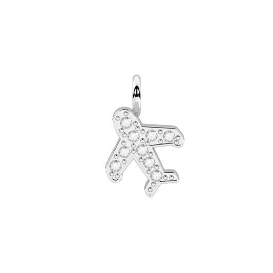 Charm mondo Kidult By You in acciaio smaltato con scritta MISURA UNICA