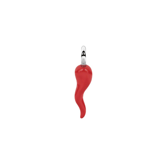 Charm cornetto Kidult By You in acciaio smaltato di rosso MISURA UNICA