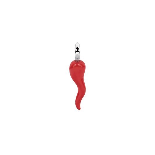 Charm cornetto Kidult By You in acciaio smaltato di rosso MISURA UNICA