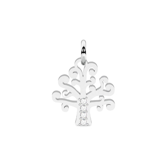 Charm Kidult By You in acciaio albero della vita cristalli MISURA UNICA