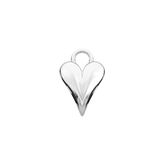 Charm pendente Kidult By You acciaio a forma di cuore MISURA UNICA