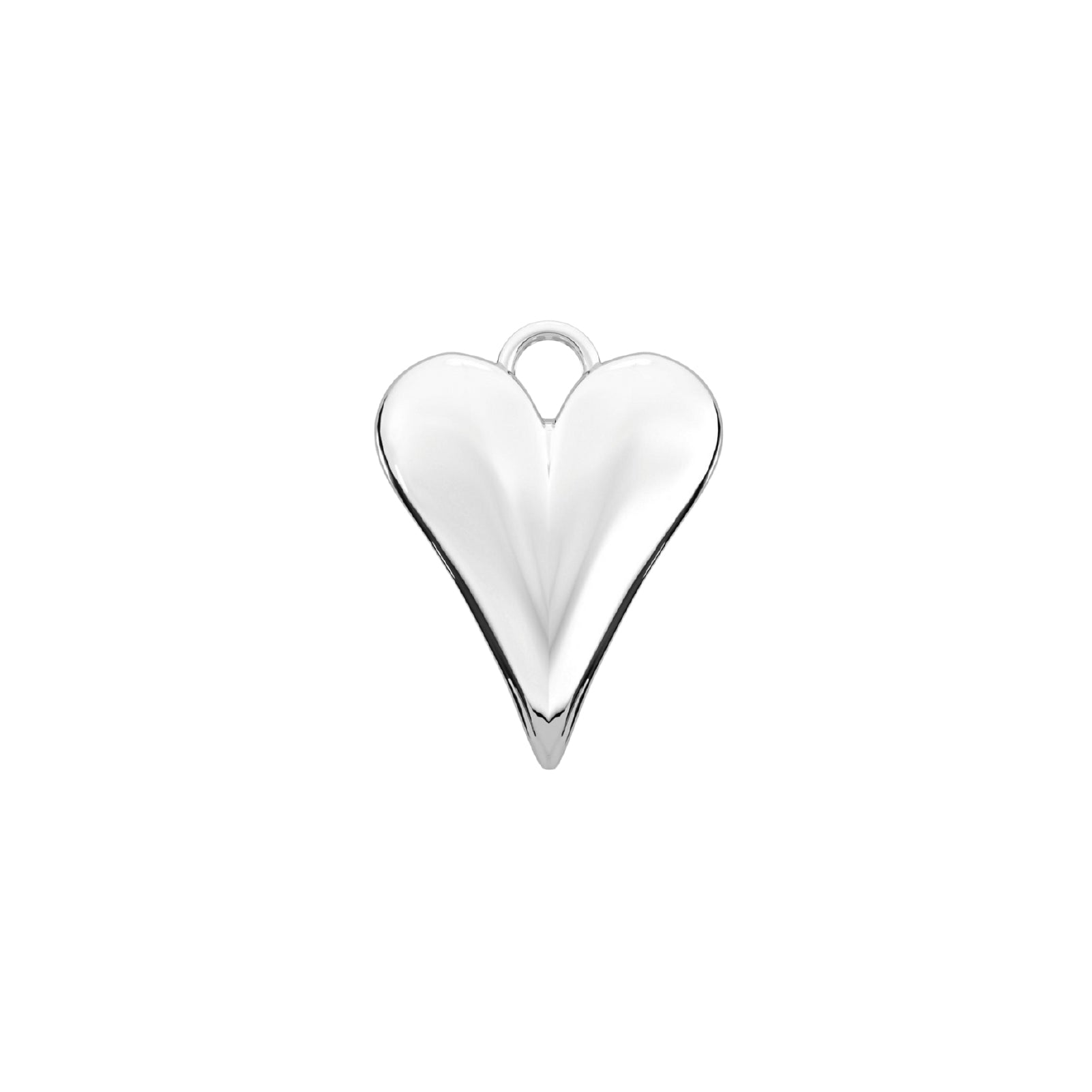 Charm grande Kidult By You in acciaio a forma di cuore MISURA UNICA