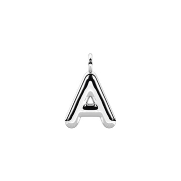 Charm iniziale lettera A Kidult By You in acciaio lucido MISURA UNICA