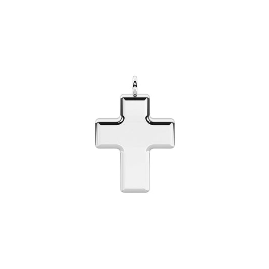 Charm croce pendente Kidult By You in acciaio lucido MISURA UNICA