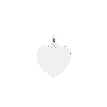 Charm Kidult Symbols in acciaio con cuore MISURA UNICA
