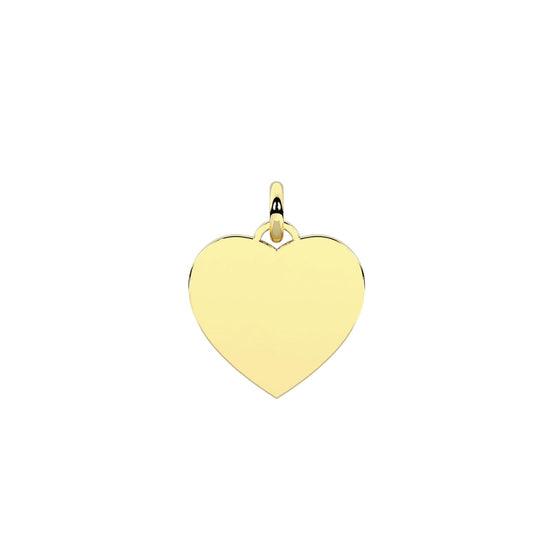 Charm Kidult Symbols in acciaio pvd oro con cuore MISURA UNICA