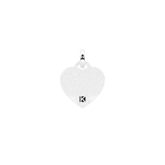 Charm Kidult Philosophy in acciaio scritta fortuna e cristallo MISURA UNICA