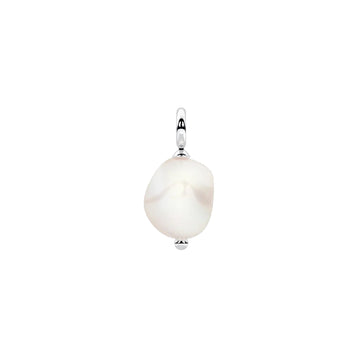 Charm Kidult By You in acciaio e perla conchiglia barocca MISURA UNICA