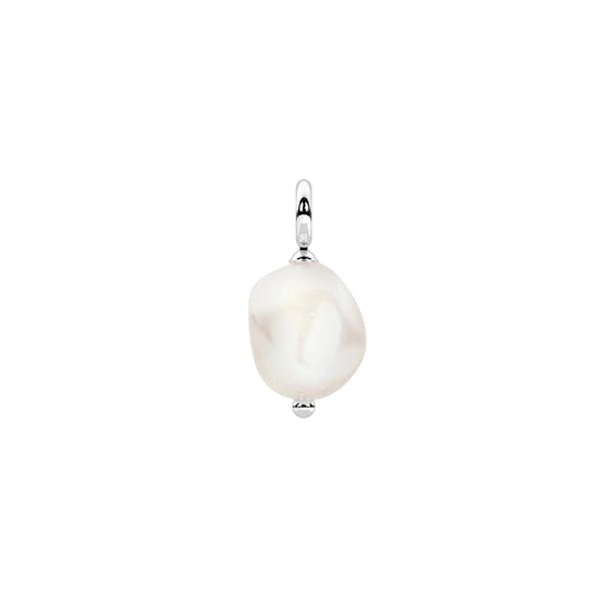 Charm Kidult By You in acciaio e perla conchiglia barocca MISURA UNICA