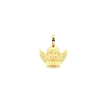 Charm Kidult By You in acciaio dorato a forma di angioletto MISURA UNICA