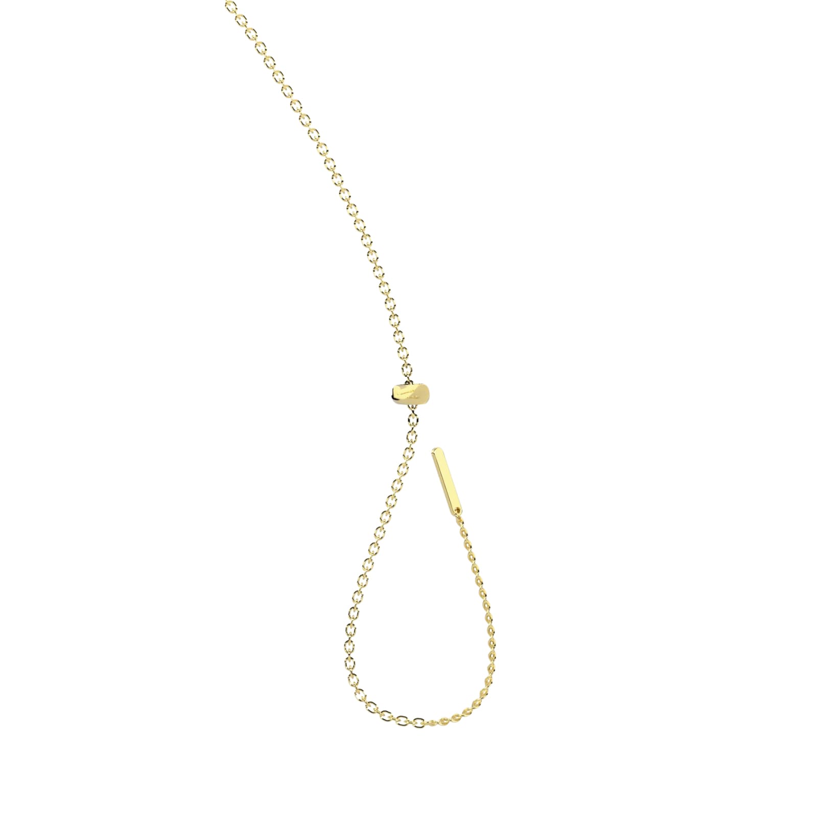 Collana Kidult By You catena diamantata in acciaio dorato MISURA UNICA