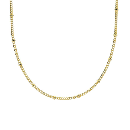 Collana Kidult By You in acciaio dorato catena groumette MISURA UNICA