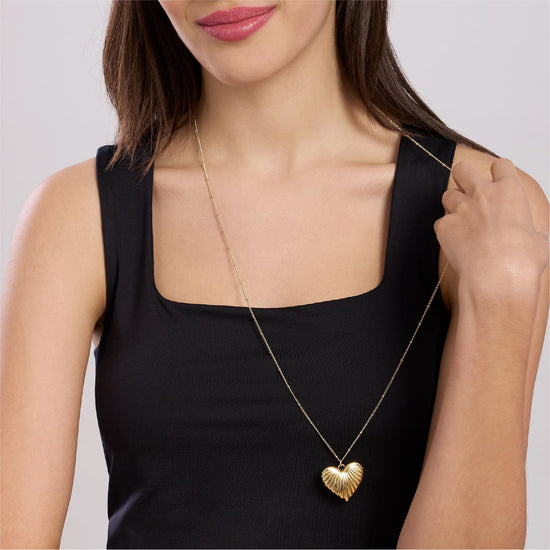 Collana Kidult By You in acciaio dorato catena groumette MISURA UNICA