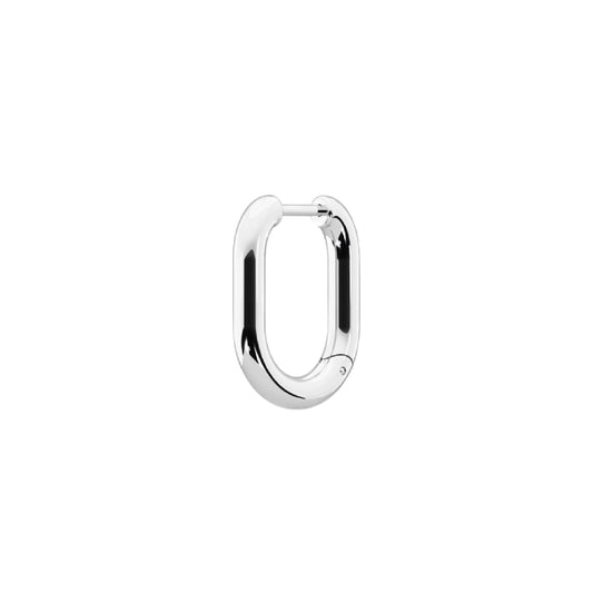 Mono orecchino cerchio Kidult By You acciaio 11x15 mm MISURA UNICA