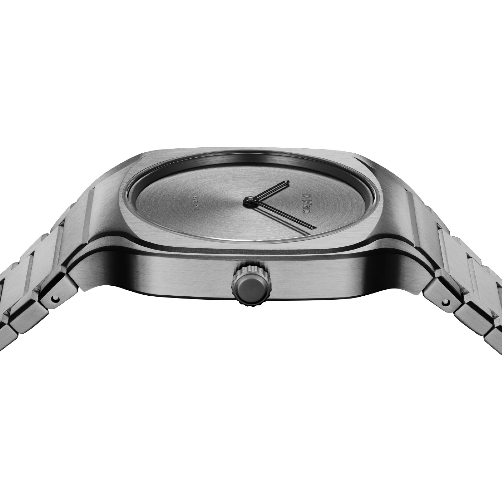 Orologio da uomo D1 Milano in acciaio color grigio MISURA UNICA