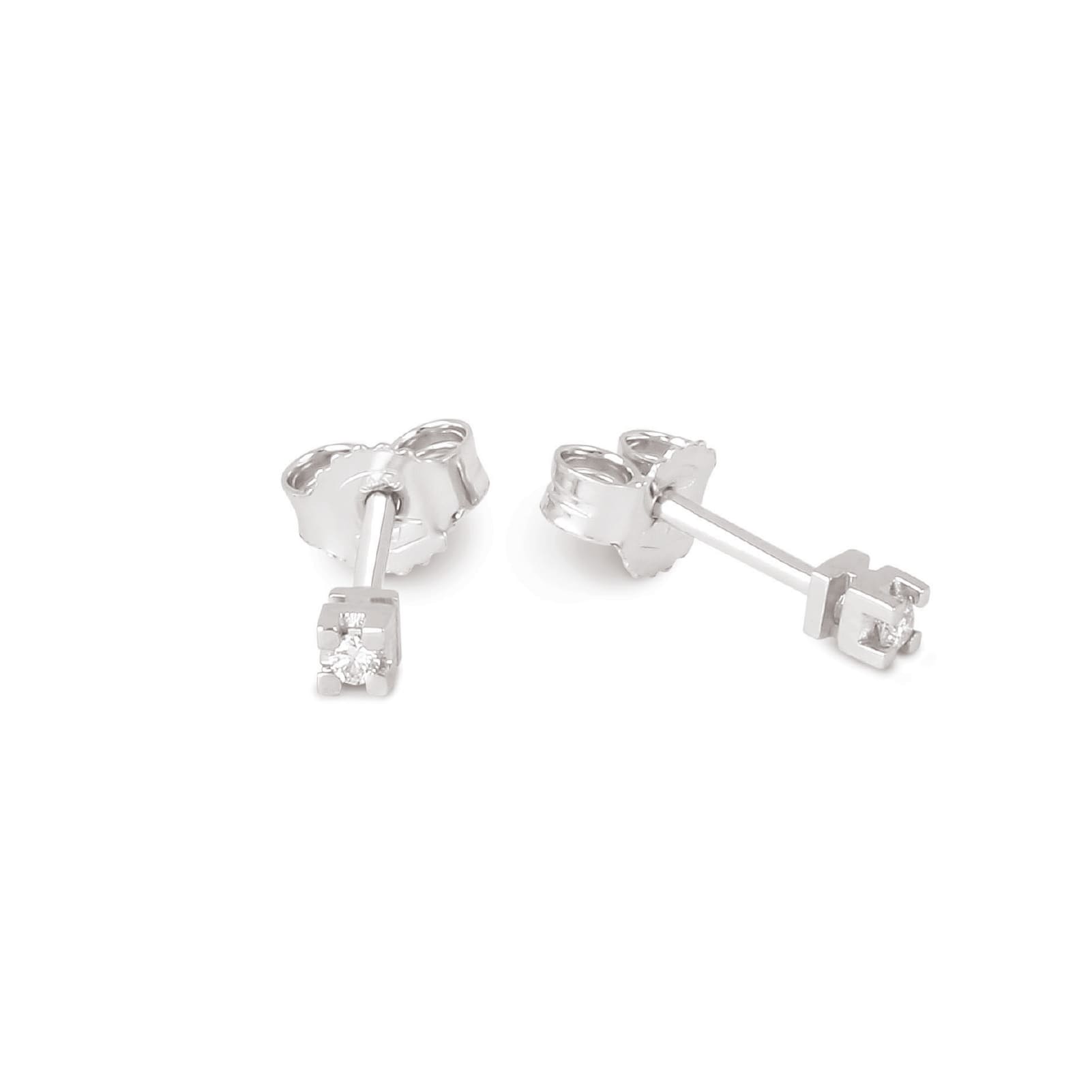 Orecchini da donna Demetra in oro 375‰ e diamanti di 0,04ct MISURA UNICA
