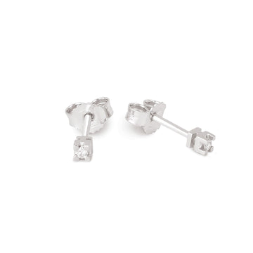 Orecchini da donna Demetra in oro 375‰ e diamanti di 0,04ct MISURA UNICA