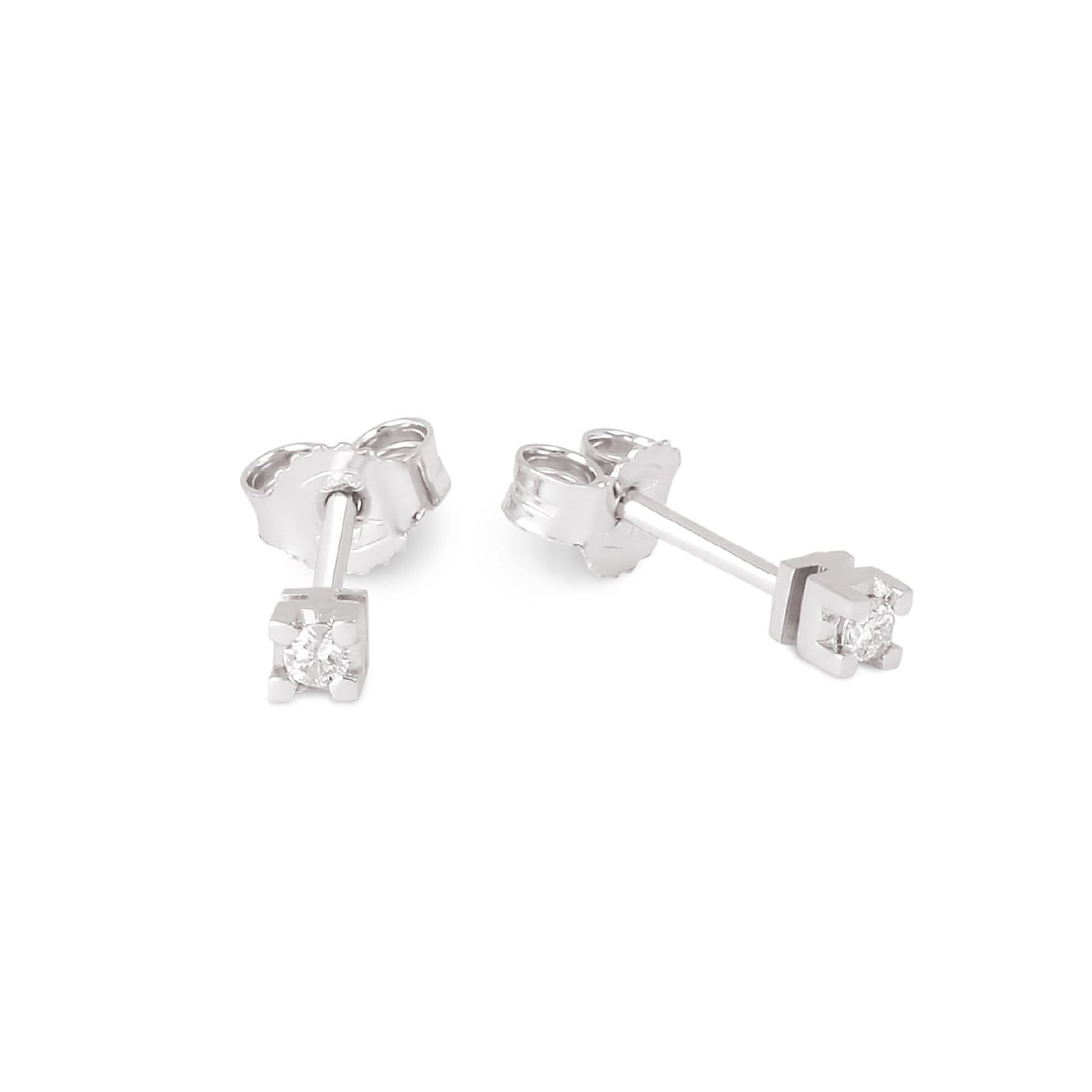 Orecchini da donna Demetra in oro 375‰ e diamanti di 0,06ct MISURA UNICA