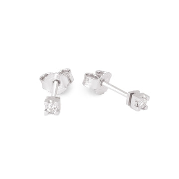 Orecchini da donna Demetra in oro 375‰ e diamanti di 0,06ct MISURA UNICA
