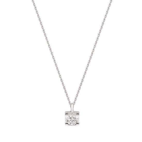 Collana da donna Demetra in oro 375‰ e diamanti di 0,03ct MISURA UNICA
