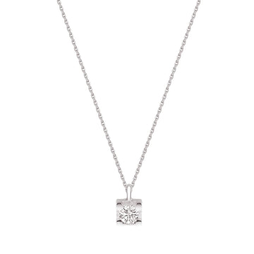 Collana da donna Demetra in oro 375‰ e diamanti di 0,03ct MISURA UNICA