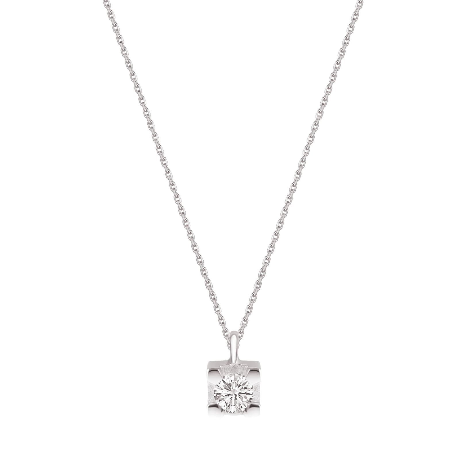 Collana da donna Demetra in oro 375‰ e diamanti di 0,05ct MISURA UNICA
