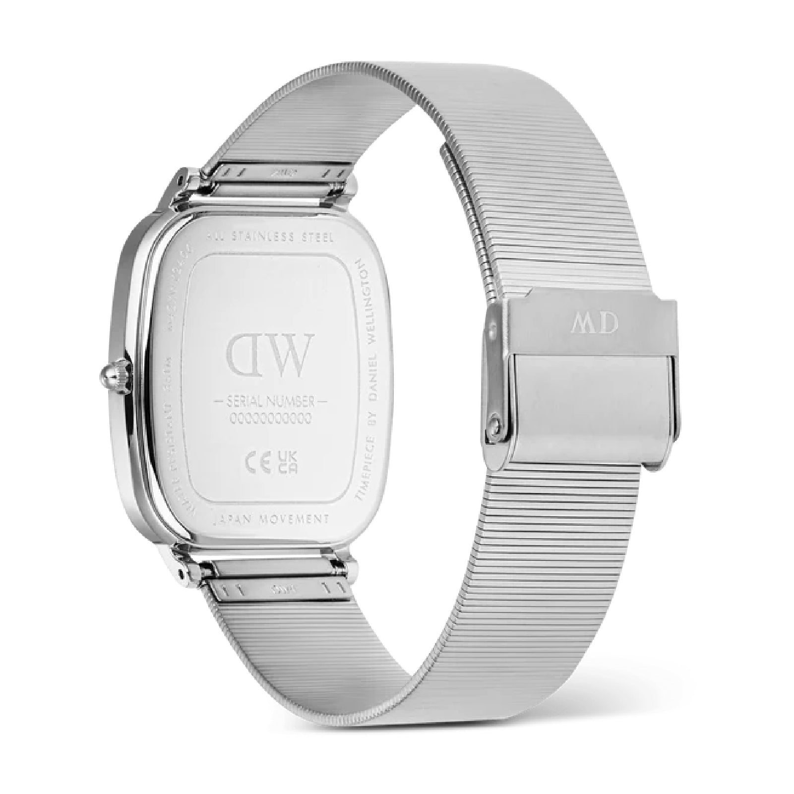 Orologio solo tempo uomo Daniel Wellington acciaio e lino MISURA UNICA
