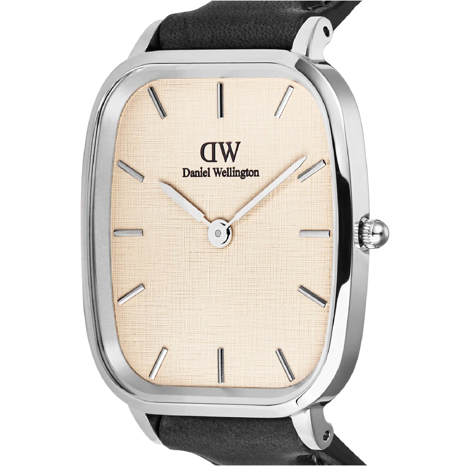 Orologio solo tempo uomo Daniel Wellington acciaio e pelle MISURA UNICA