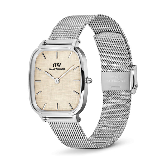 Orologio solo tempo uomo Daniel Wellington acciaio rodiato MISURA UNICA