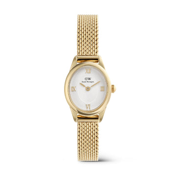 Orologio Daniel Wellington Ophelia Mini in acciaio dorato ovale MISURA UNICA